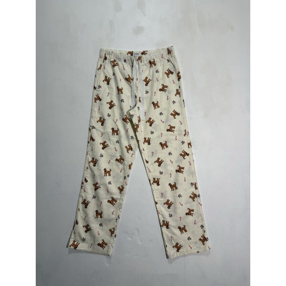 J. Crew Labradoodle 100% Cotton Flannel Pajama Pants Women’s Sz XS